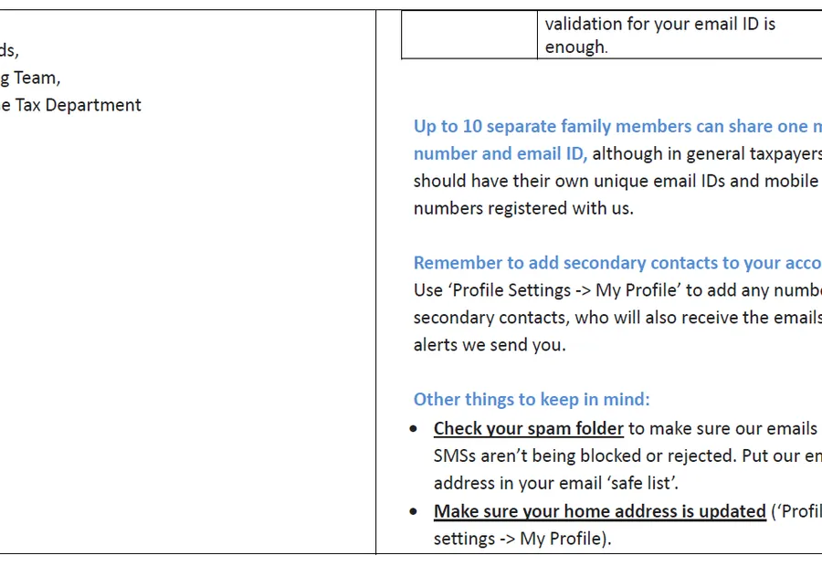 Government email, fourth edit